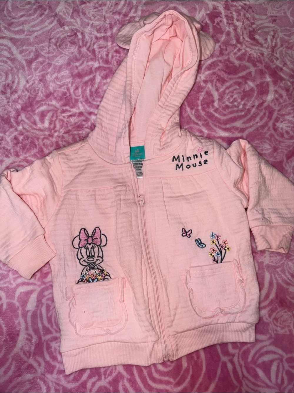 Disney Minnie Mouse Pink Hooded sweater